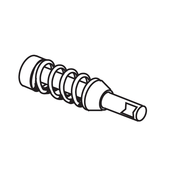 Zugbolzen 1371L FPM für MESTO Abstellventile aus Messing