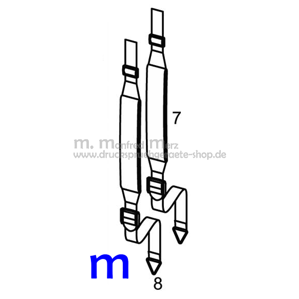 MESTO Trageriemen mit Polster 6123 für FERRUM / RESISTENT